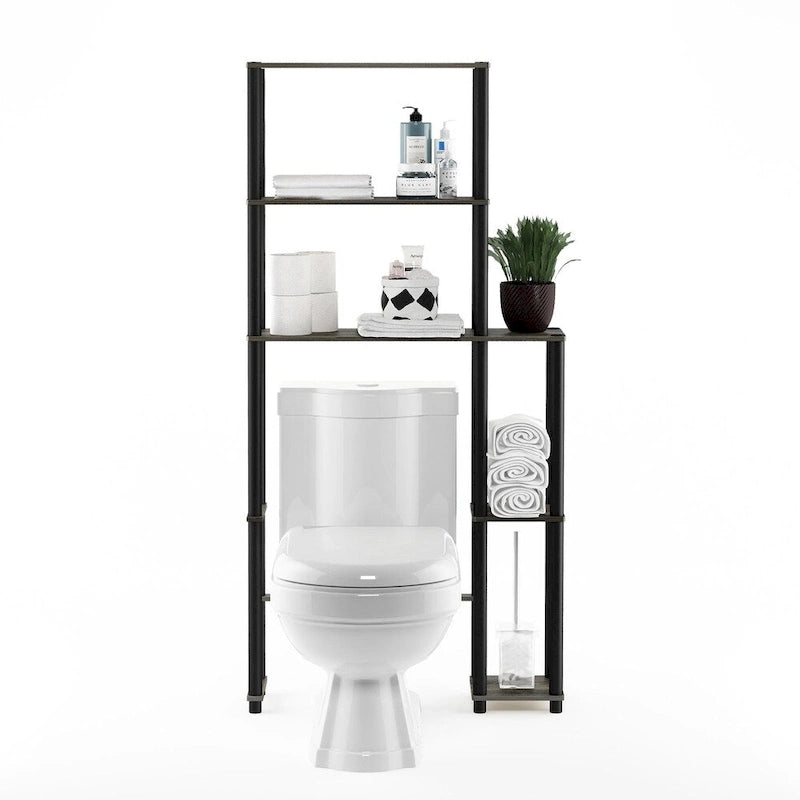 5-Shelf Toilet Space Saver Over Toilet Bathroom Storage Rack Organizer