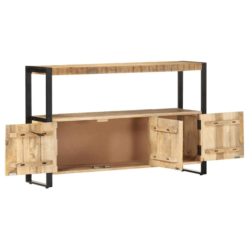 Side Cabinet 47.2" x 11.8" x 29.5" Solid Mango Wood