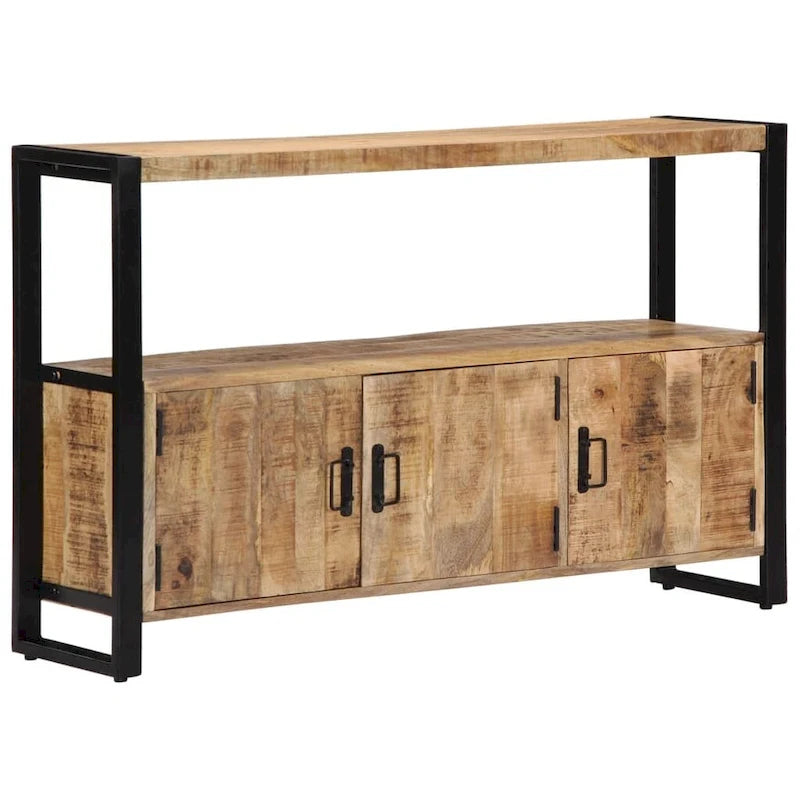 Side Cabinet 47.2" x 11.8" x 29.5" Solid Mango Wood