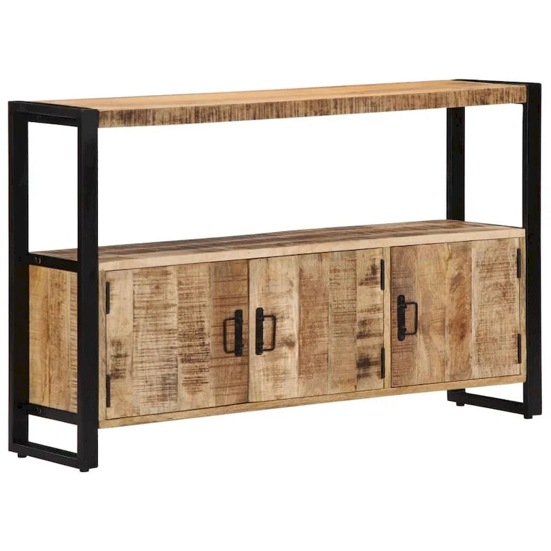 Side Cabinet 47.2" x 11.8" x 29.5" Solid Mango Wood