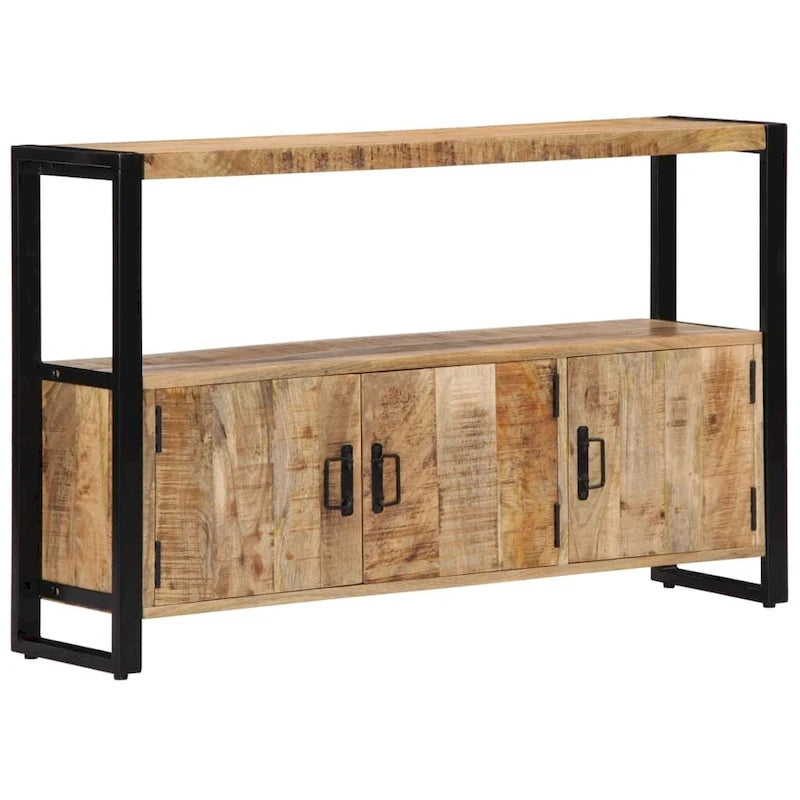 Side Cabinet 47.2" x 11.8" x 29.5" Solid Mango Wood