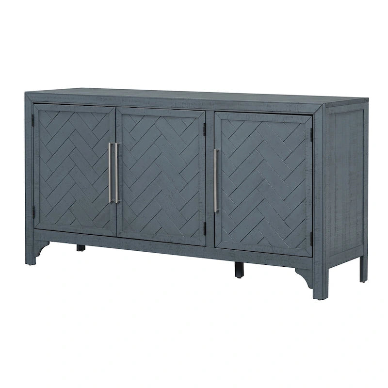 3-Door Storage Cabinet for Living Room, Entrance and Study Room