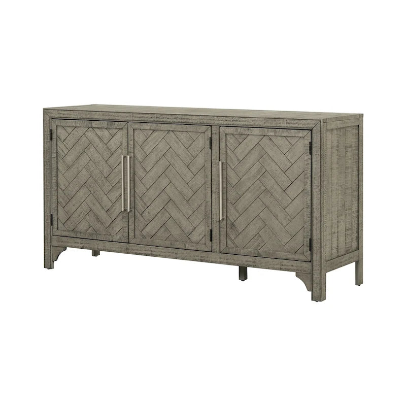 3-Door Storage Cabinet for Living Room, Entrance and Study Room