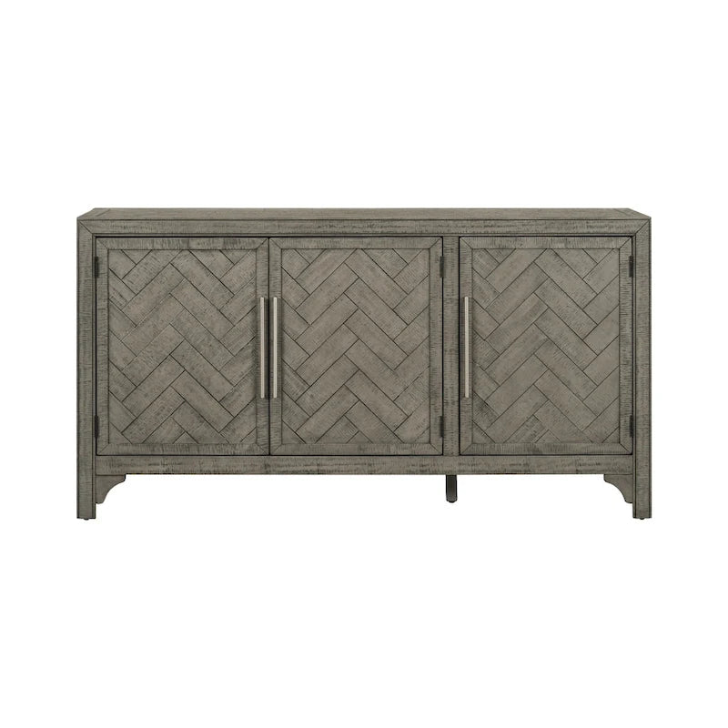 3-Door Storage Cabinet for Living Room, Entrance and Study Room