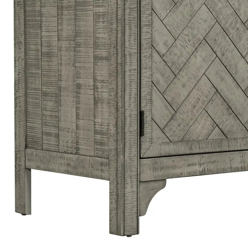 3-Door Storage Cabinet for Living Room, Entrance and Study Room
