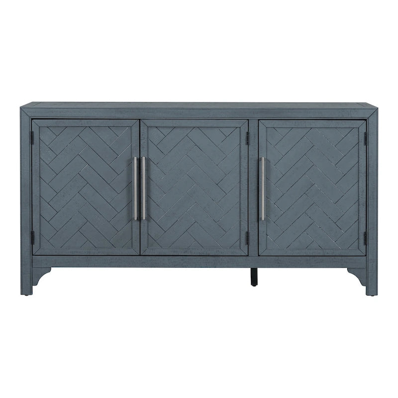 3-Door Storage Cabinet for Living Room, Entrance and Study Room