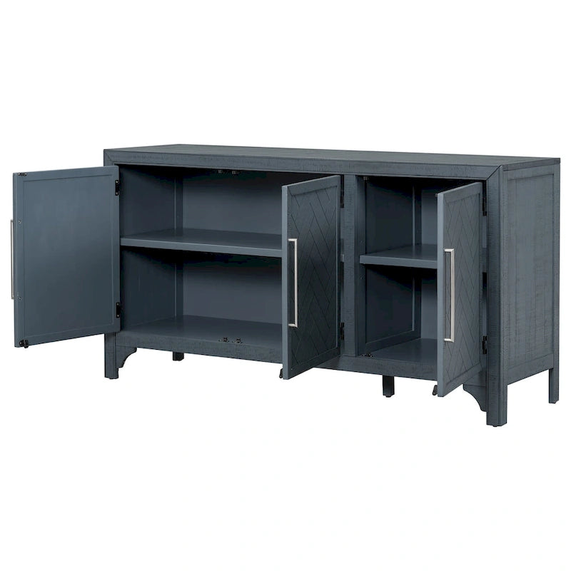 3-Door Storage Cabinet for Living Room, Entrance and Study Room