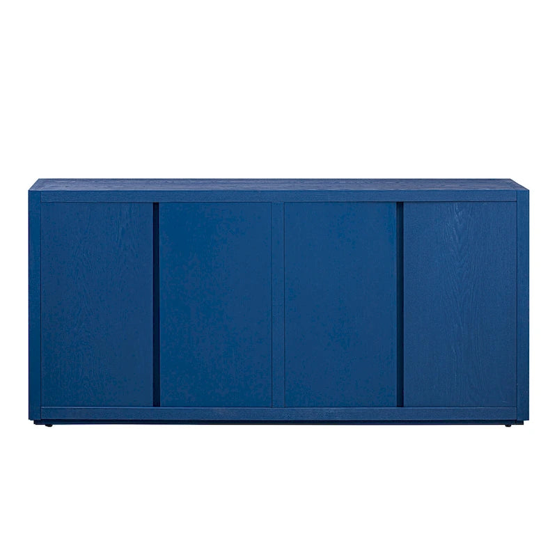 Four-Door Cabinet Sideboard with Ash Veneer Storage