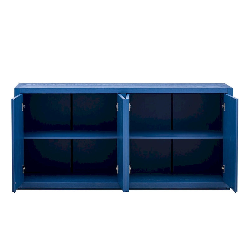 Four-Door Cabinet Sideboard with Ash Veneer Storage