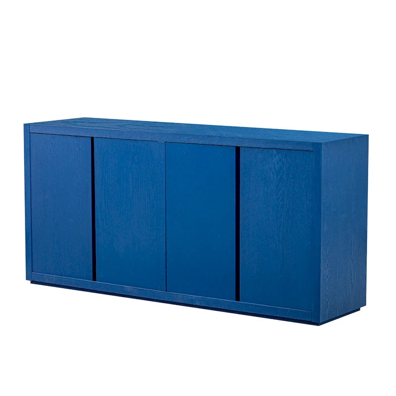 Four-Door Cabinet Sideboard with Ash Veneer Storage