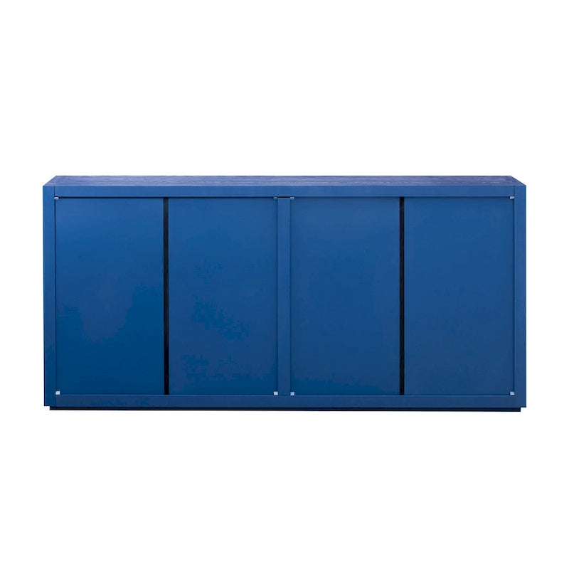 Four-Door Cabinet Sideboard with Ash Veneer Storage