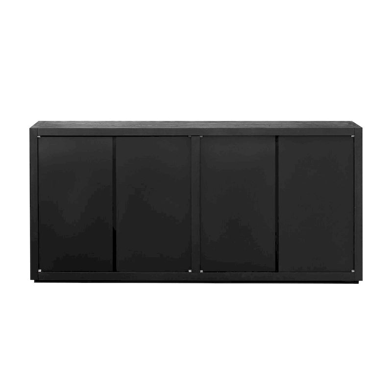 Four-Door Cabinet Sideboard with Ash Veneer Storage