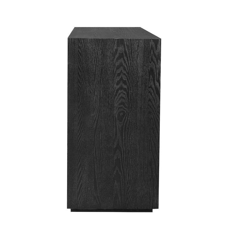 Four-Door Cabinet Sideboard with Ash Veneer Storage