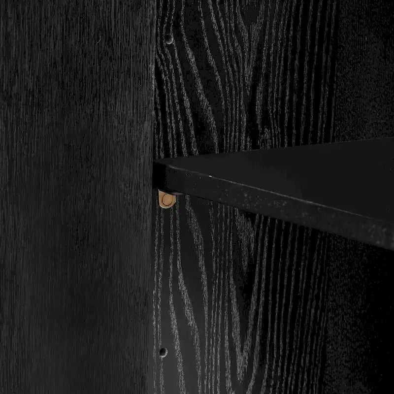 Four-Door Cabinet Sideboard with Ash Veneer Storage