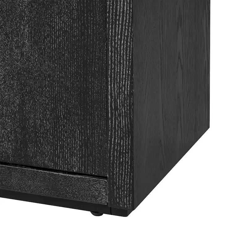 Four-Door Cabinet Sideboard with Ash Veneer Storage