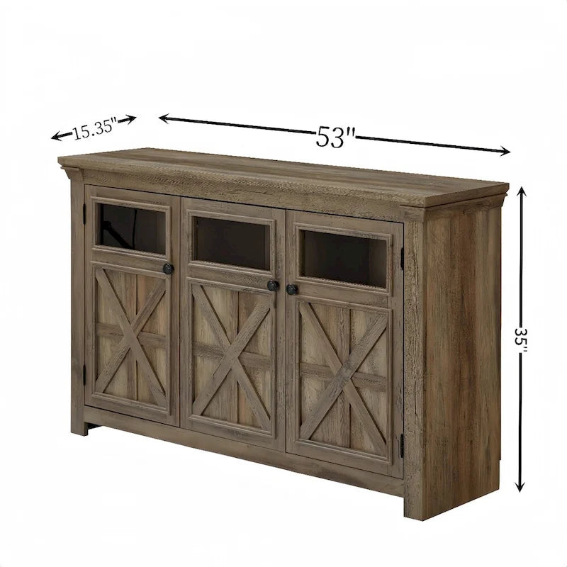 Farmhouse Buffet Sideboard Cabinet