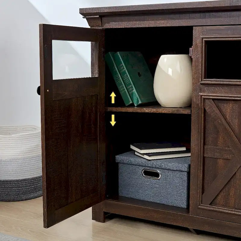 Farmhouse Buffet Sideboard Cabinet