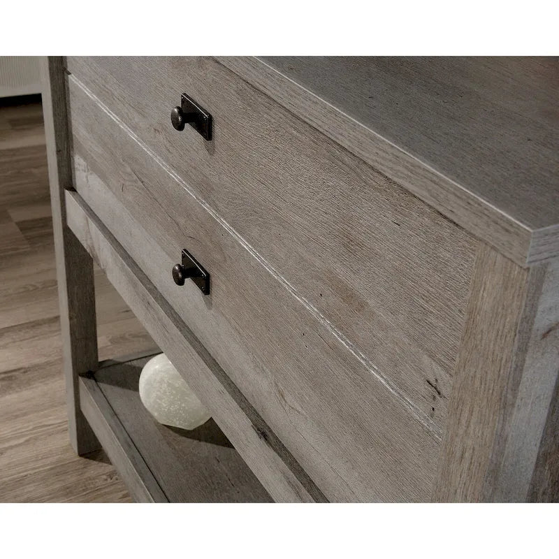 1-Drawer Lateral File Cabinet with Open Shelf and Full Extension Slides