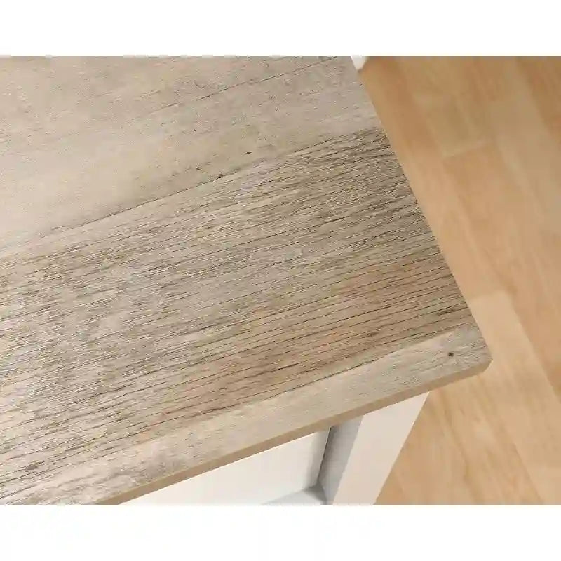 Seitlicher Aktenschrank mit 1 Schublade, offenem Fach und Vollauszügen