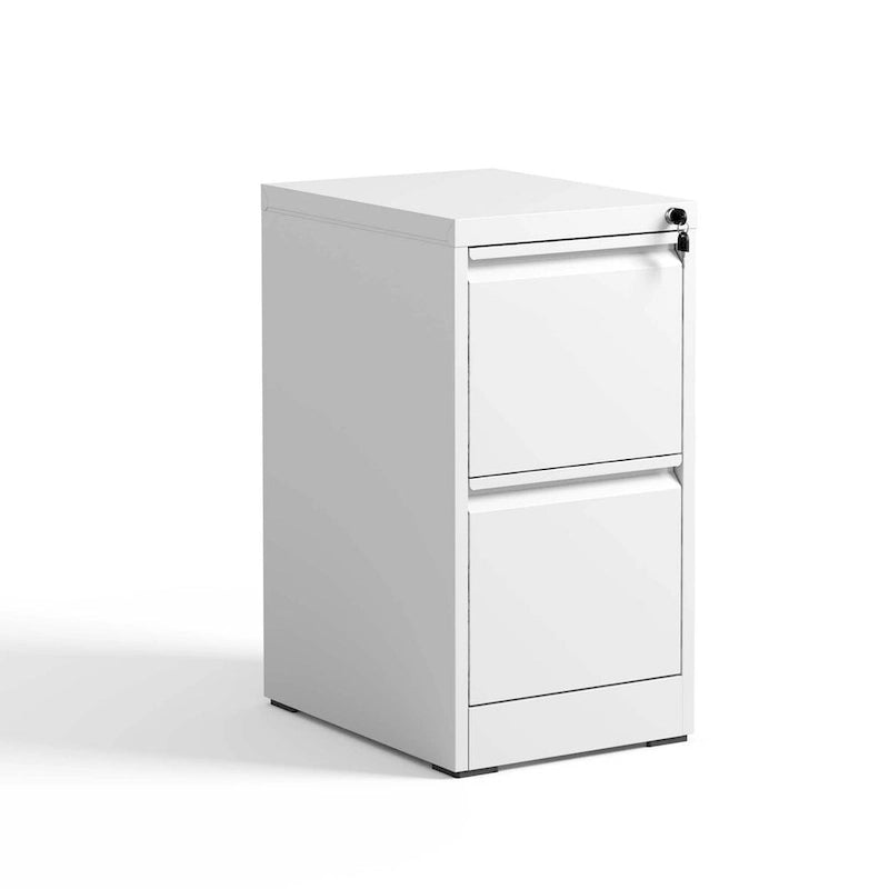 2-Drawer Metal Vertical File Cabinet with Lock for A4 Legal Letter Size